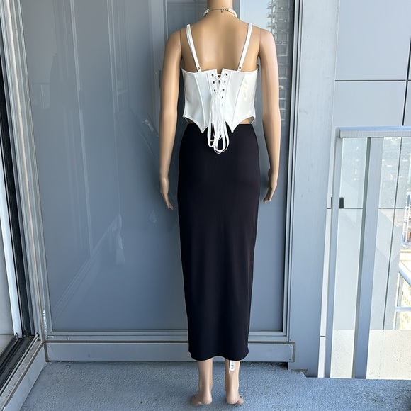 Divided Black Maxi Skirt - Picture 2 of 5
